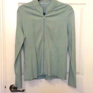 Horny Toad Medium Women’s green zip up jacket.